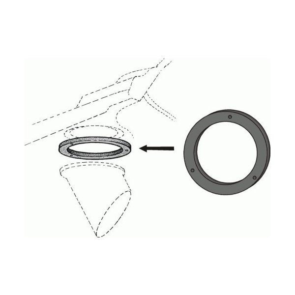 Gaskets Vent Air Inlet Duct To Cowl Black Foam Rubber