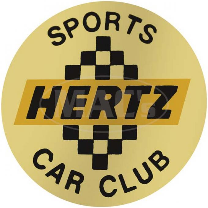 Ford Mustang Decal - Hertz Wheel Center - Shelby