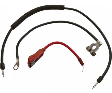 Ford Mustang Battery Cable Set - Reproduction - Late V-8 Engines