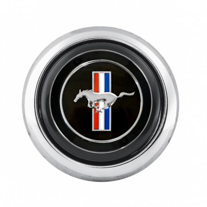 Mustang Tri-Bar Horn Button