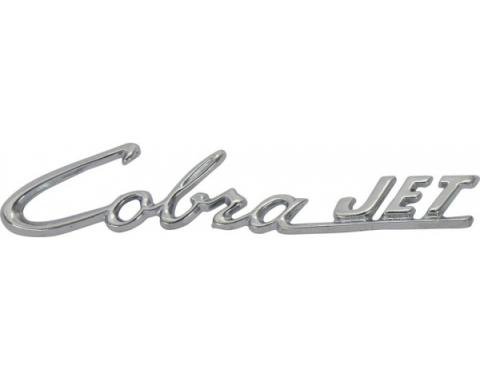 'Cobra Jet' Hood Scoop Emblem