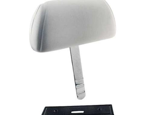 Headrest - White - Adjustable