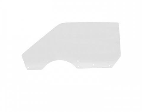 Door Glass, Left - 71-73 Ford Mustang - Fastback