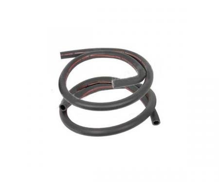 Ford Mustang Heater Hose Set - Exact Reproduction - 2 Pieces - Red Stripe - For Cars With Air Conditioning - Before 2-1-1970