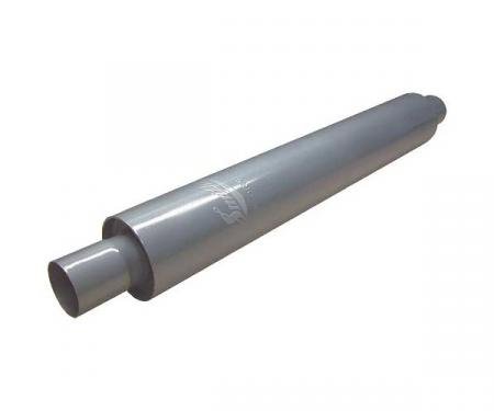 Smithy's Muffler, 26 Case, Fiberglass Packing, 3-1/2 Case Diameter, 2 Inlet and Outlet