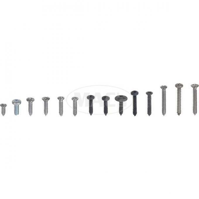 Ford Mustang Interior Trim Screw Set 69-70 Fastback