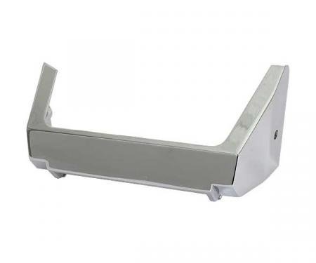 Ford Mustang Console Front End Cap - Die Cast Zinc With Chrome Finish - For Cars With Air Conditioning