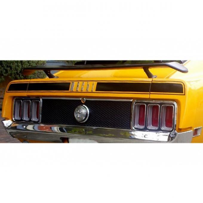 Ford Mustang Trunk Lid Stripe Kit - Mach 1 - 3 Pieces - Black