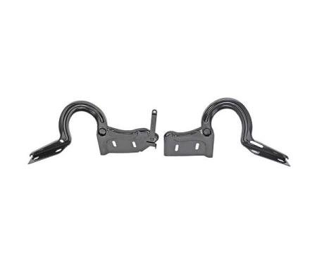 Mustang Trunk Lid Hinge Assembly, Pair, Fastback, 1965-1966