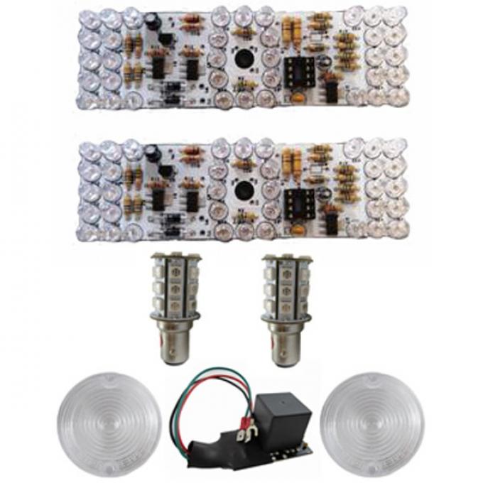 Mustang Sequential LED Tail Light Kit, Combination, 1964-1966