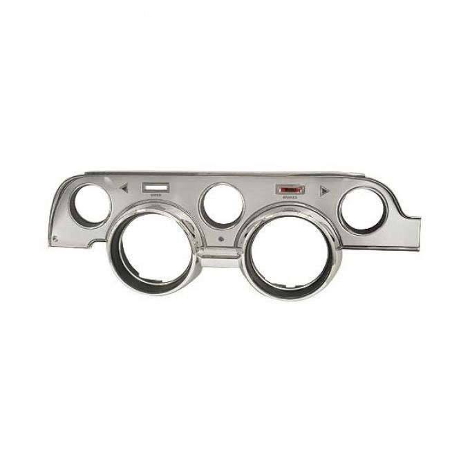 Ford Mustang Instrument Bezel - Brushed Aluminum Finish - Deluxe