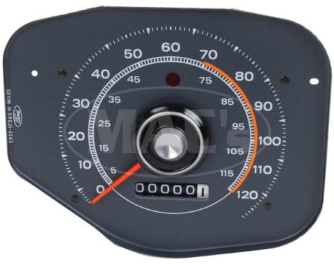 Ford Mustang Speedometer Assembly - Gray Face - Replaces Stamping # C9ZF-17265