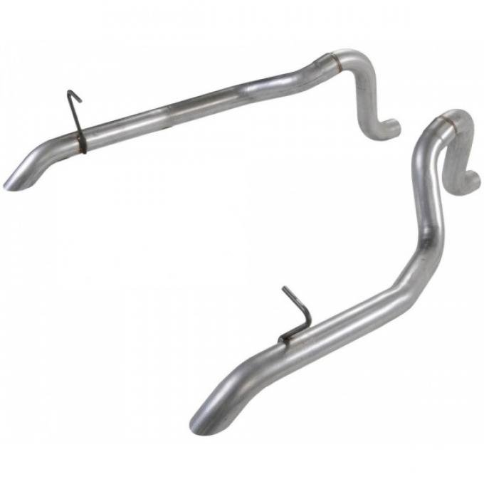 Mustang Flowmaster 2.5" Mandrel Bent Stainless Steel Tailpipes, 1987-1993