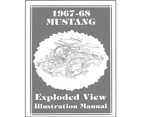 Mustang Exploded View Illustration Manual - 184 Pages