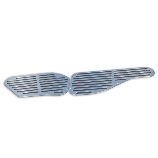 Mustang Cowl Vents, Polished Billet Aluminum, 19701973 Mustang Depot