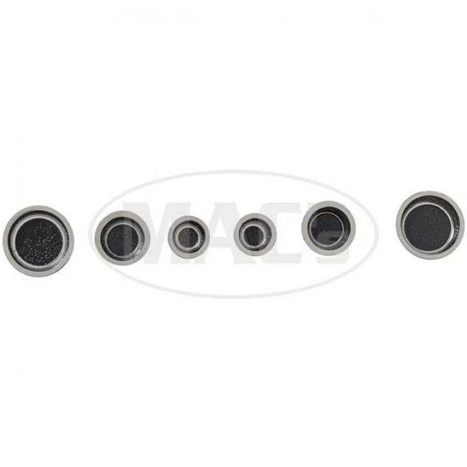 Ford Mustang Horn Panel Button Kit - 6 Pieces