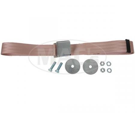 Seatbelt Solutions Universal Lap Belt, 74" with Chrome Lift Latch 1800603009 | Desert Tan