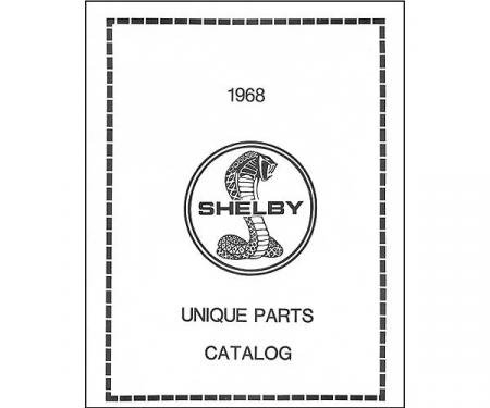 Ford Mustang Shelby Unique Parts Catalog - 32 Pages