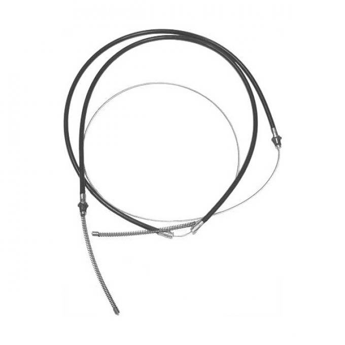Ford Mustang Rear Emergency Brake Cable - 1 Piece - 160-1/4Long - 6 Cylinder Or V-8