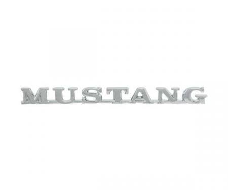 Ford Mustang Front Fender Nameplate - Mustang - 4-7/8 Long - Coupe & Convertible With Alternator