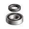 Ford Thunderbird Rear Wheel Bearing, Stamped RW207CE Or F2O7AKK29, 1-3/8 ID X 2-53/64 OD, 1961