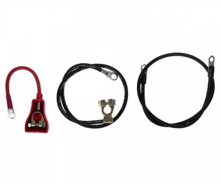 Ford Mustang Battery Cable Set - Reproduction - Late 6 Cylinder Engines
