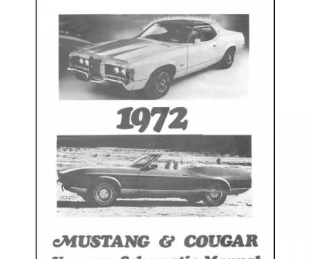 Mustang And Cougar Vacuum Schematic Manual - 3 Pages - 1 Illustration