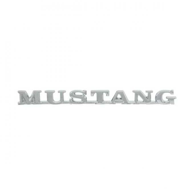 Ford Mustang Front Fender Nameplate - Mustang - 4-7/8 Long - Coupe & Convertible With Alternator