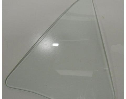 Quarter Window Glass, Right - 64-66 Ford Mustang - Hardtop