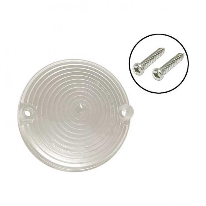 Ford Mustang Parking Light Lens - Clear Lens - Early 1964 Model