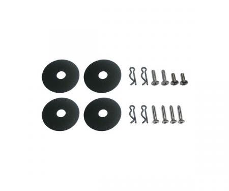 Ford Mustang Seat Side Shield Hardware Kit - 12 Pieces - Standard Interior