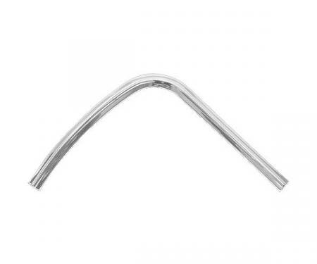 Ford Mustang Quarter Panel Extension Moulding - Left - Bright Metal - Coupe & Convertible