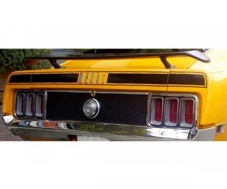 Ford Mustang Trunk Lid Stripe Kit - Mach 1 - 3 Pieces - Black