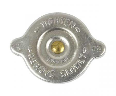 Radiator Cap - Reproduction - Zinc Plate - Motorcraft Logo - Ford & Mercury