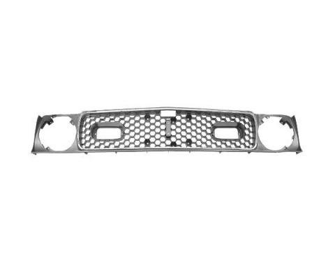 Ford Mustang Grille Kit - Includes Surround Mouldings - Mach 1