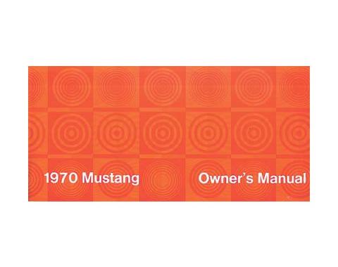 Mustang Owner's Manual - 63 Pages