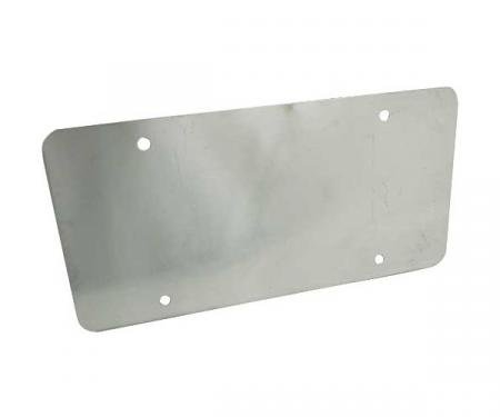 License Plate Backing Cover - Plain - Stainless Steel