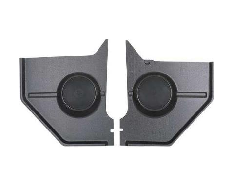 Custom Autosound Ford Mustang Kick Panels with 80 Watt Speakers, Coupe And Fastback, 1964-1966