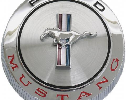 Ford Mustang Gas Cap - Chrome - Standard Models