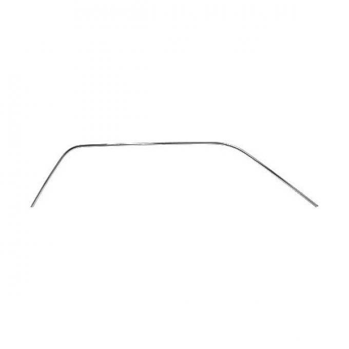 Ford Mustang Roof Drip Rail Mouldings - Bright Metal - Coupe