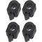 Hood Bumper Set - On Fender - 4 Pieces