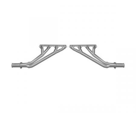 Ford Mustang Exhaust Headers - Coated - Tri-Y Design - 1-1/2 To 1-3/4 Pipes - Oval Ports - 2-1/2 Collectors - 260 Or 289 Or 302 V-8