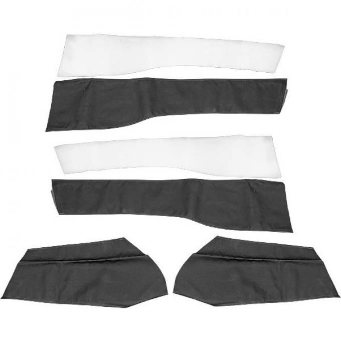 Ford Mustang Convertible Top Pads - Black
