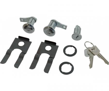 Door Lock and Ignition Cylinder Set - With Keys