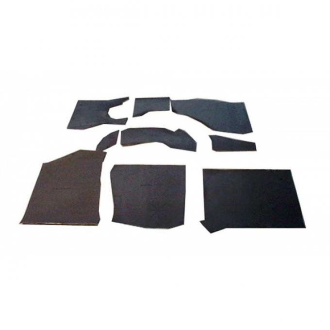 Floor Insulation Kit, KoolMat®, 9 Pieces, Mustang, 1964-1966