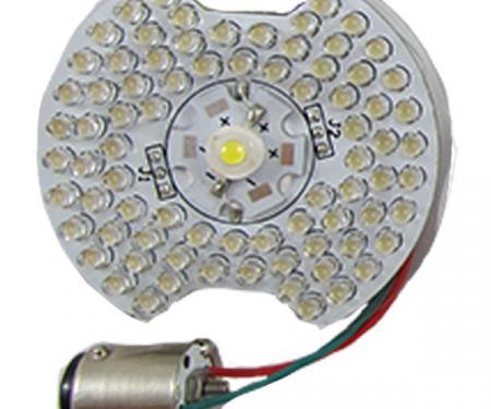 Mustang LED Front Lamps, White/Amber, Pair, 1964-1973