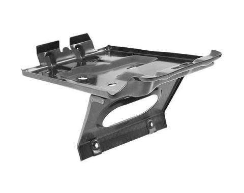 Ford Mustang Battery Tray - Painted Black - Bottom Clamp Type