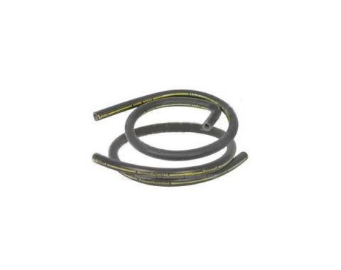 Ford Mustang Heater Hose Set - Exact Reproduction - 2 Pieces - Yellow Stripe - For Cars With Air Conditioning