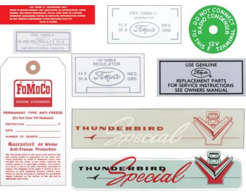 Decal Kit, Thunderbird Special, With AC