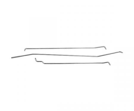 Ford Mustang Door Latch Rod Set - 3 Pieces - Right